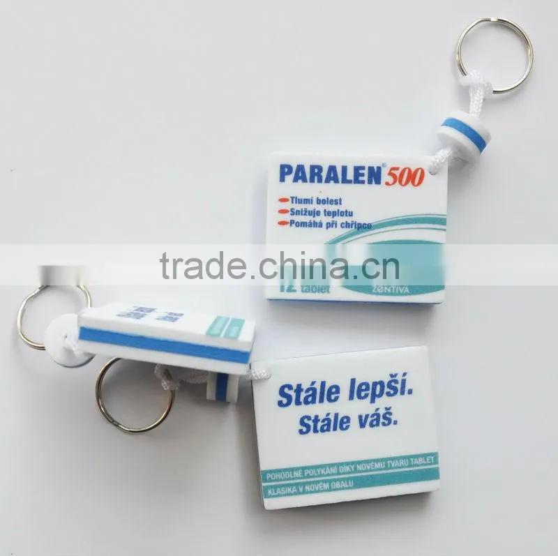 Hot sale concave logo silicone bracelet keychain, silicone wristband keyring