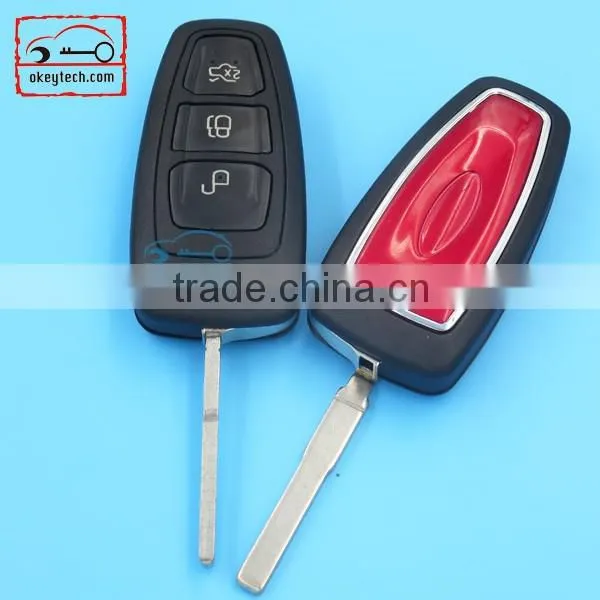 High quality Ford fous remote flip key shell blank ford remote key fobs