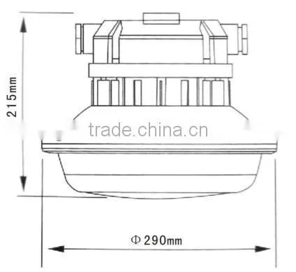 China High Power Illumination Outdoor Tri-proof Lighting Discharge Lamp