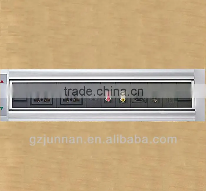 electric desktop electrical hdmi socket connector for conference