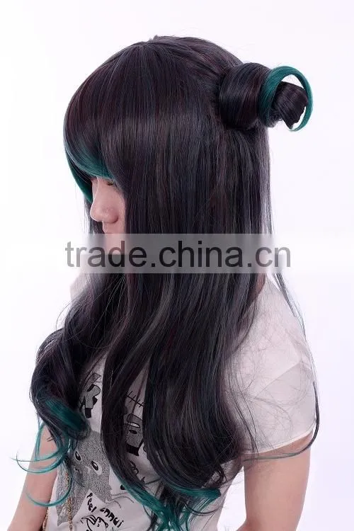 Wholesale pretty zipper synthetic full lace wigs