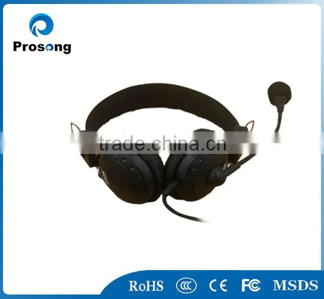 PS-T011MV shenzhen wired headset with mic