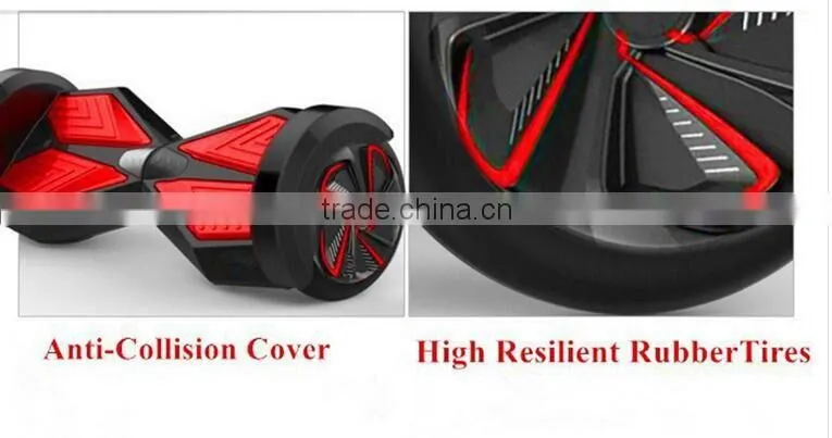 Black two wheels scooter self balancing electric 10 inch for adults