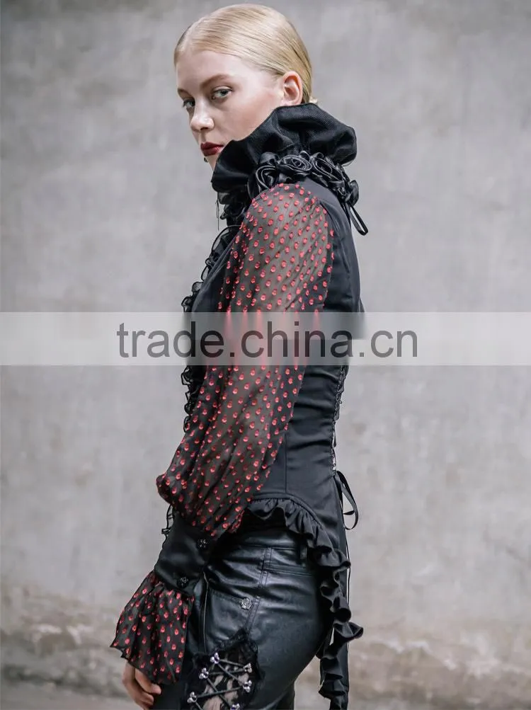 Devil fashion 2015 latest ladies gothic shirt SHT00203