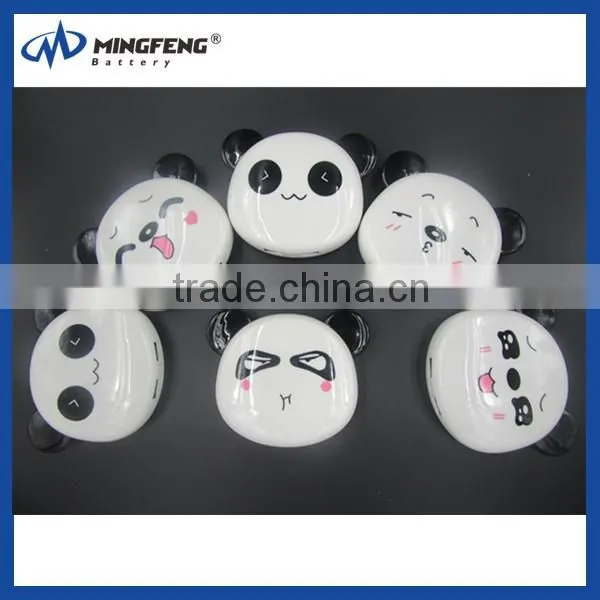 Cute Cartoon panda 5200mAh Power Bank For iphone samsung xiaomi panda
