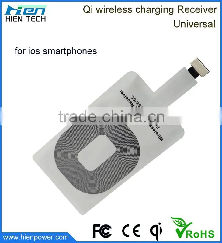 High quality universal wireless charger receiver qi wireless charger mobile phone qi receiver for android phone