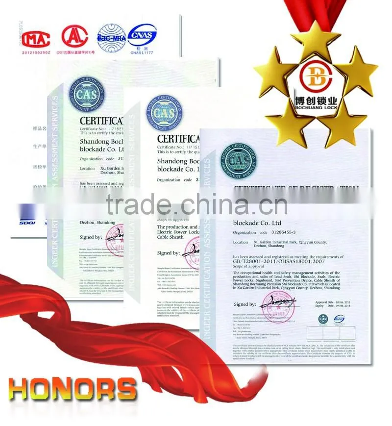 ISO17712 and C-TPAT compliant container bolt seal
