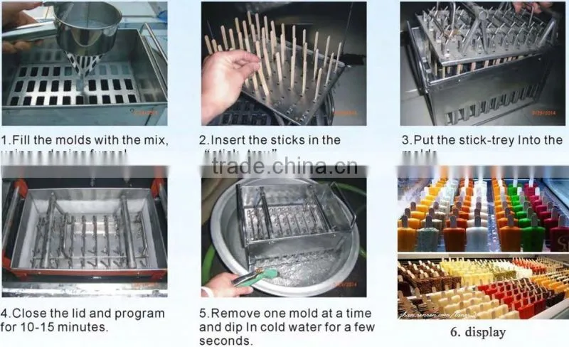 Perfect after-sale service ice cream lolly machine