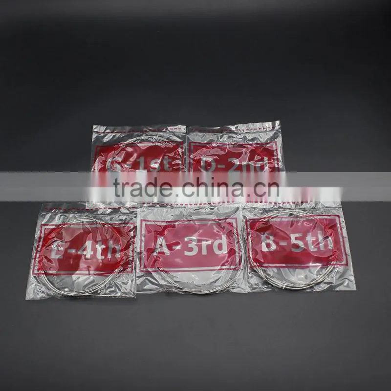 5pcs Electric Bass String Set Nickel Plated Steel Accessory .040-.125