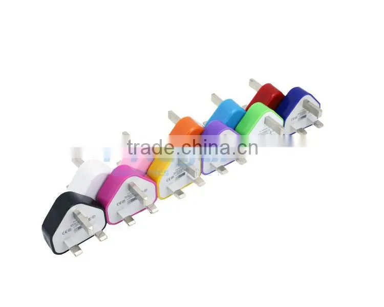 Wall charger for mobile phone 5V 1A dc output usb wall charger