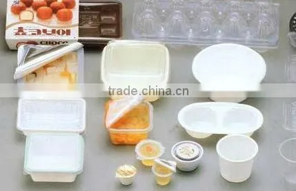 clear rigid HIPS sheet for cup lid