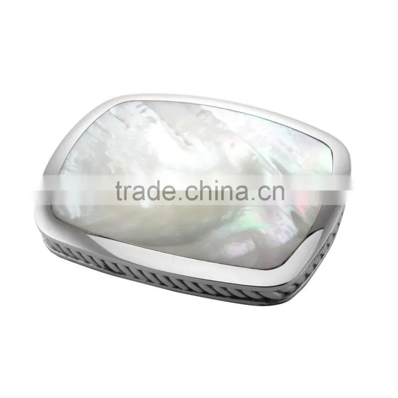 2015 hotsale cheap custom MOP stainless steel belt pin buckle