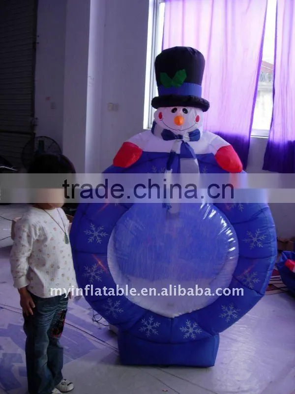 Inflatable snowman for XMAS