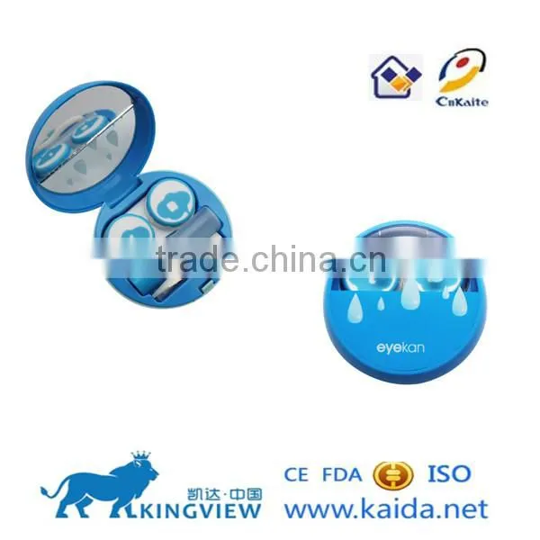 2014 new Contact Lens Case/Box/container with mirror