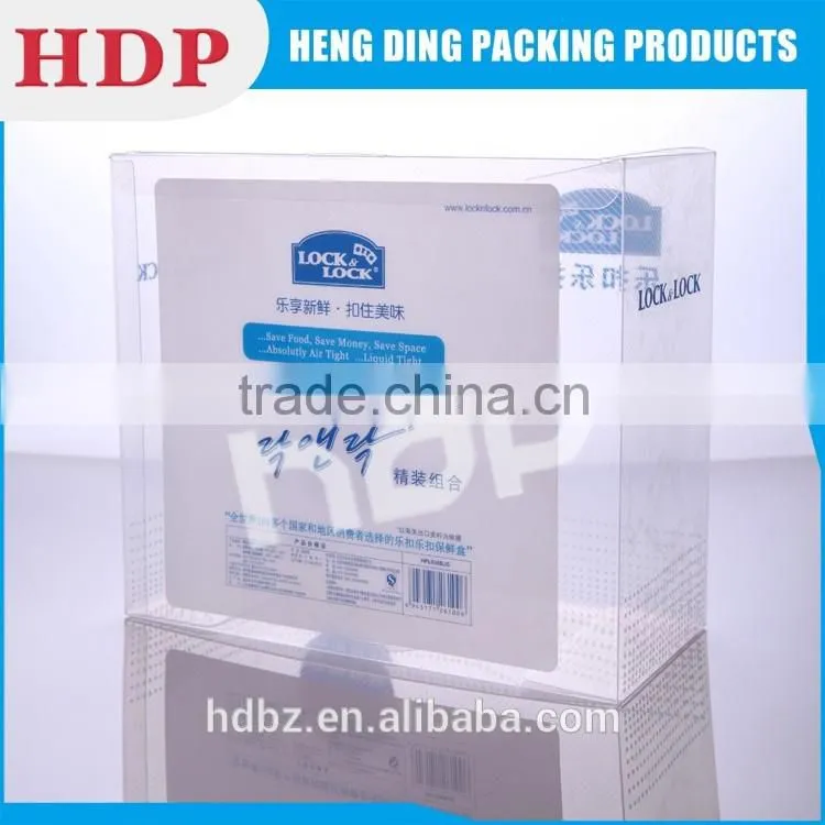 customized pvc pp pet plastic hexagon packaging box