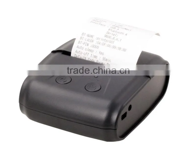 58mm mini mobile phone bluetooth printer /IOS andriod case printer