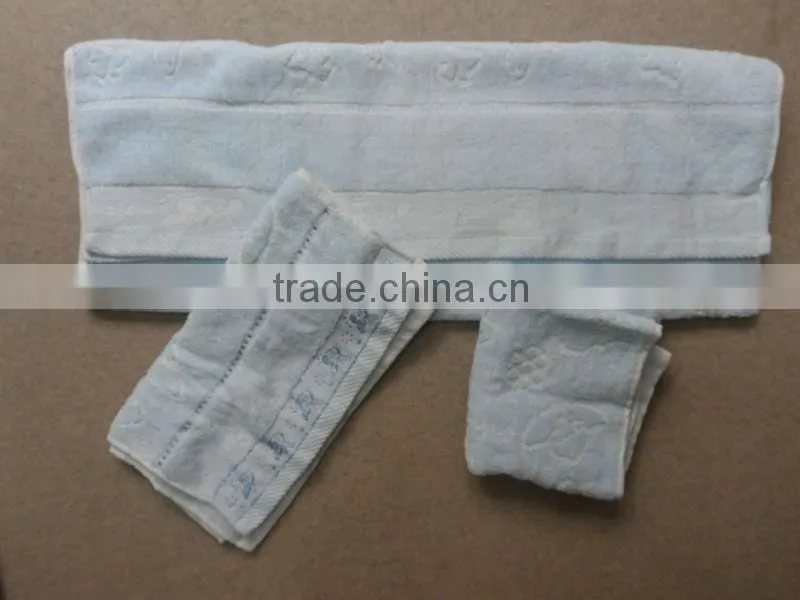 baby towel gift set 3 IN 1,box packing baby set HL5038