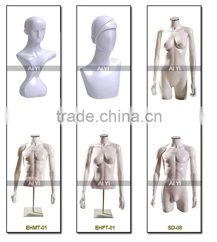 big hips plastic hanging full body female manenquin