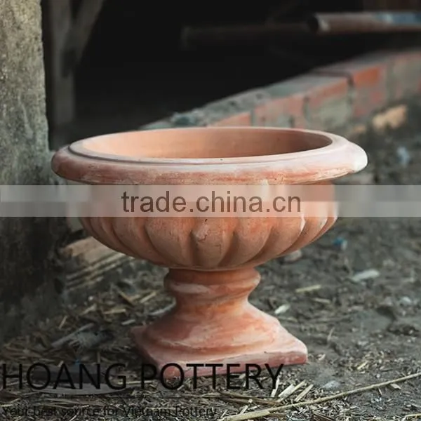 Long Terracotta Planter Outdoor - Vietnam Pottery