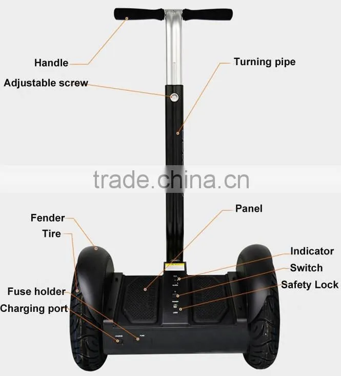 Fashion China 72li Adult off-road price electric chariot balance scooter for sale