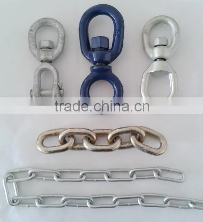 Rigging Hardware US Type Chain Swivels, link chain swivels, swivels