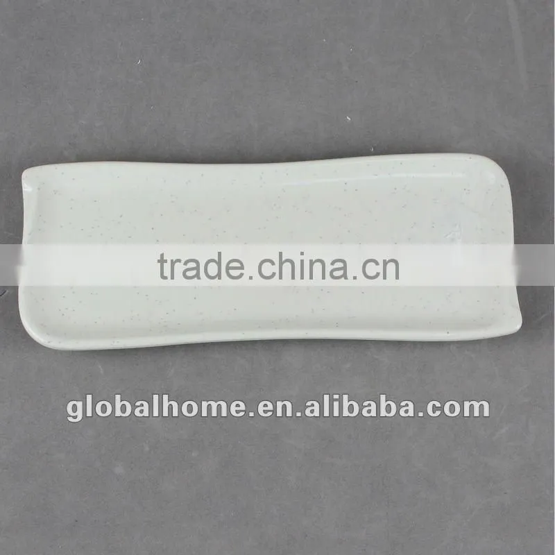 Black Melamine Anti-slip Tray