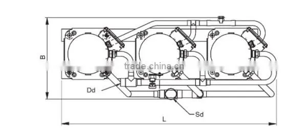 3 x ZR160KCE-TFD Copeland Compressor for Tandem ZRY480KCE-TFD