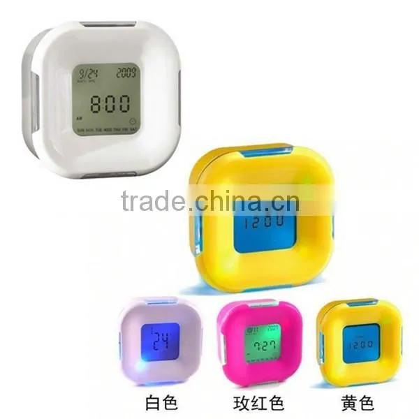 Large display small digital led alarm clock