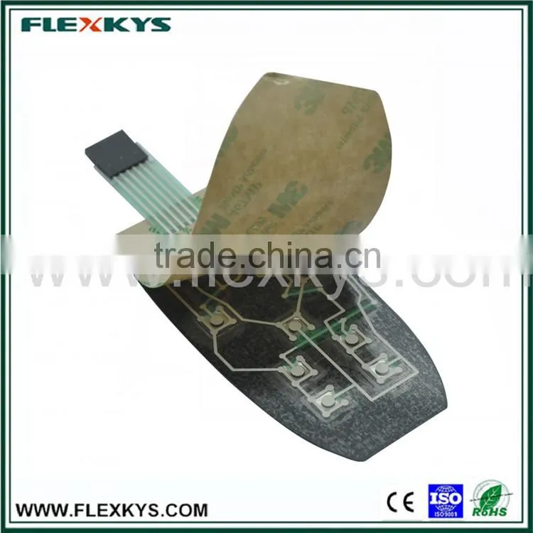 Custom Prototype Metal Dome Control Panel Membrane Switch for Leveling System