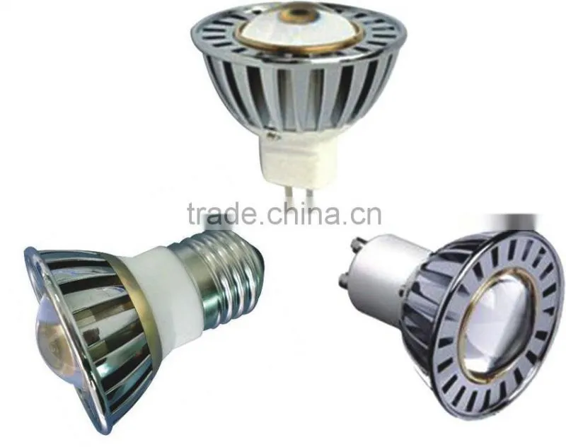 2014 CE&ROHS 2years warranty led spotlight; high quality 3W 420lm gu10 led cob spotlight