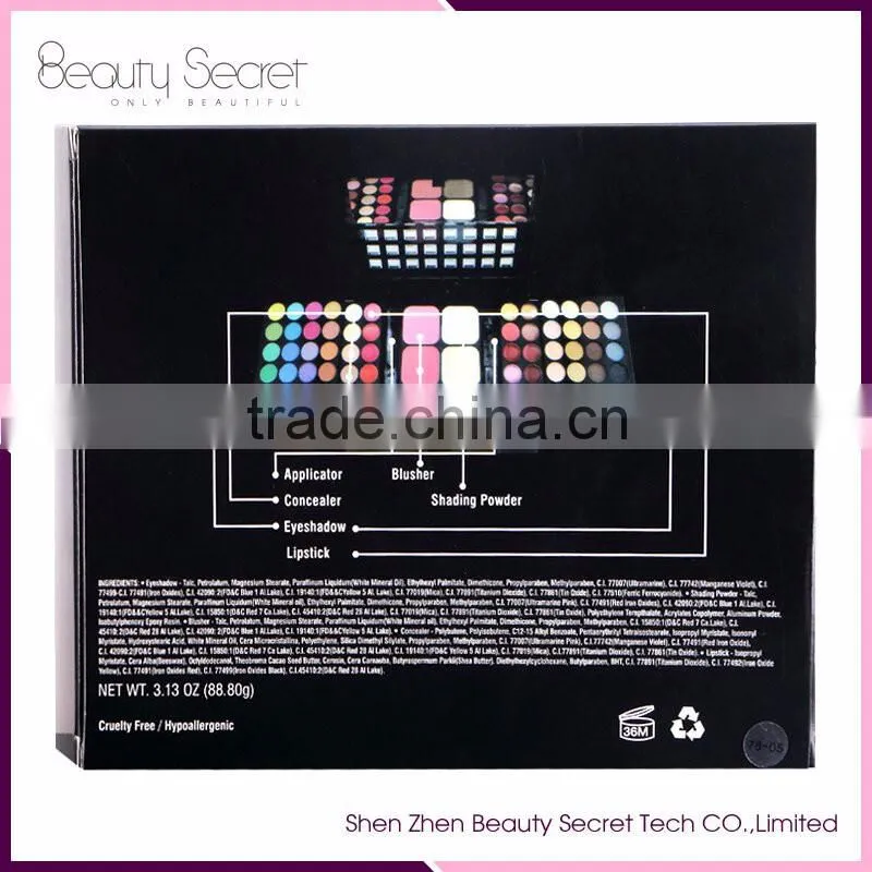 Professional 78 Multi Colored Makeup Eyeshadow Palette