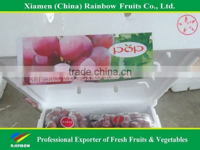 fresh fruits and vegetables from China