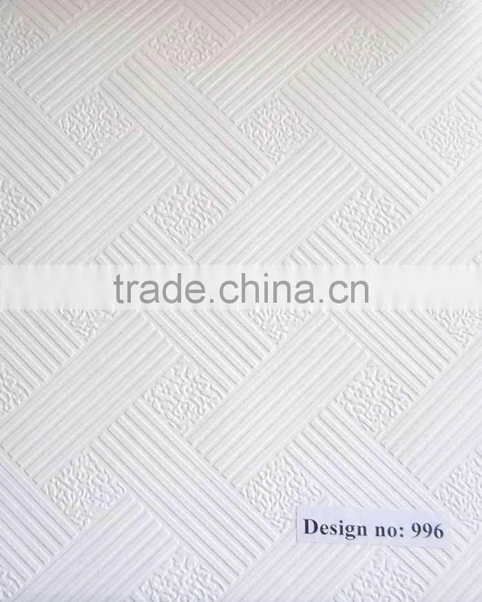 Linyi original pvc false ceiling boards 603mm*603mm