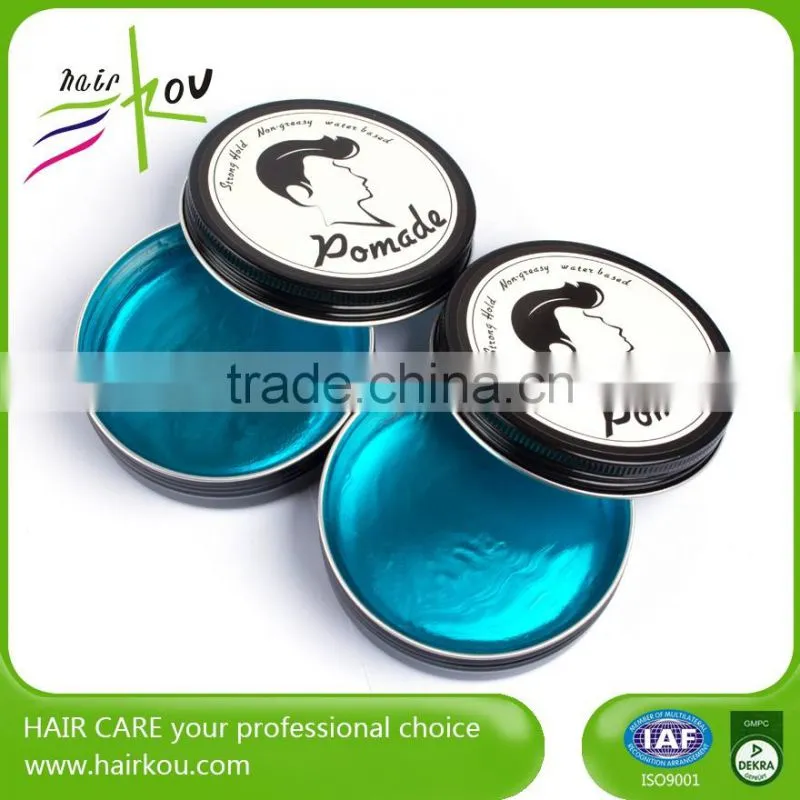 private label custom grape pomade/strong hold china oem hair pomade