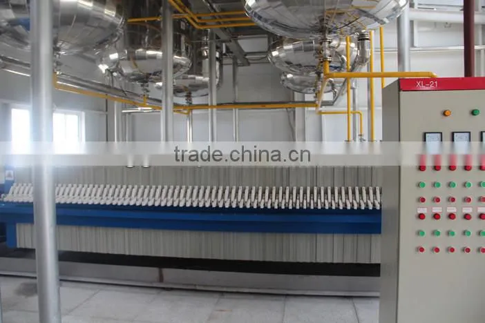 palm oil production line with extraction refinery and fractionation processes