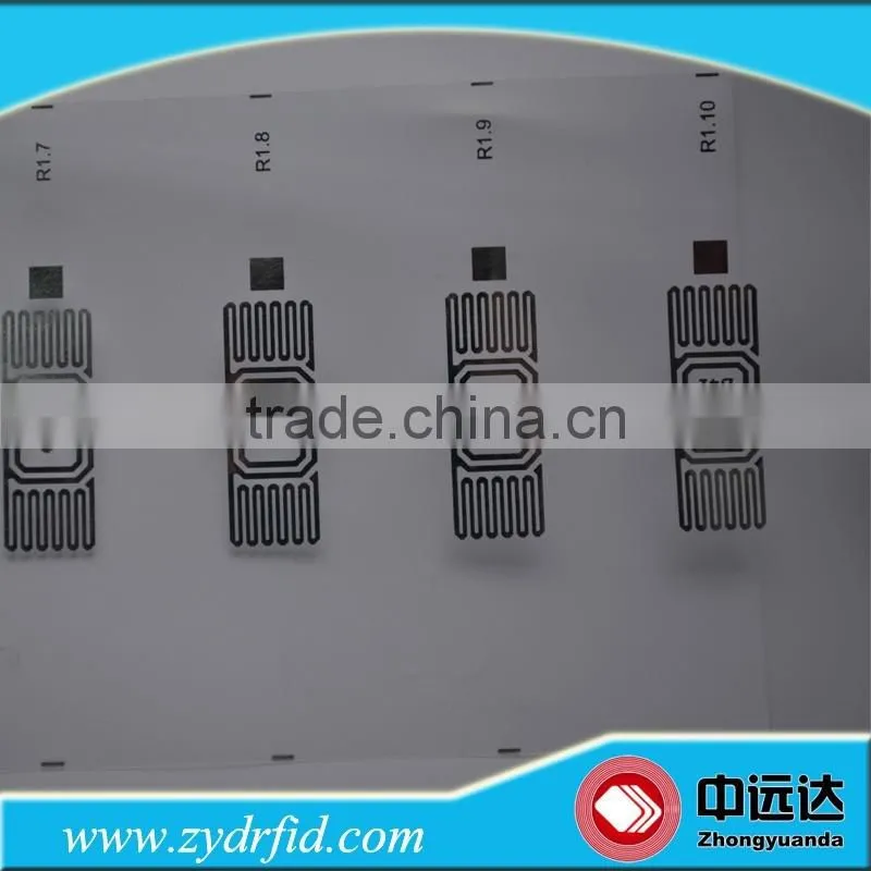 18000-6c uhf rfid inlay impinj monza 5