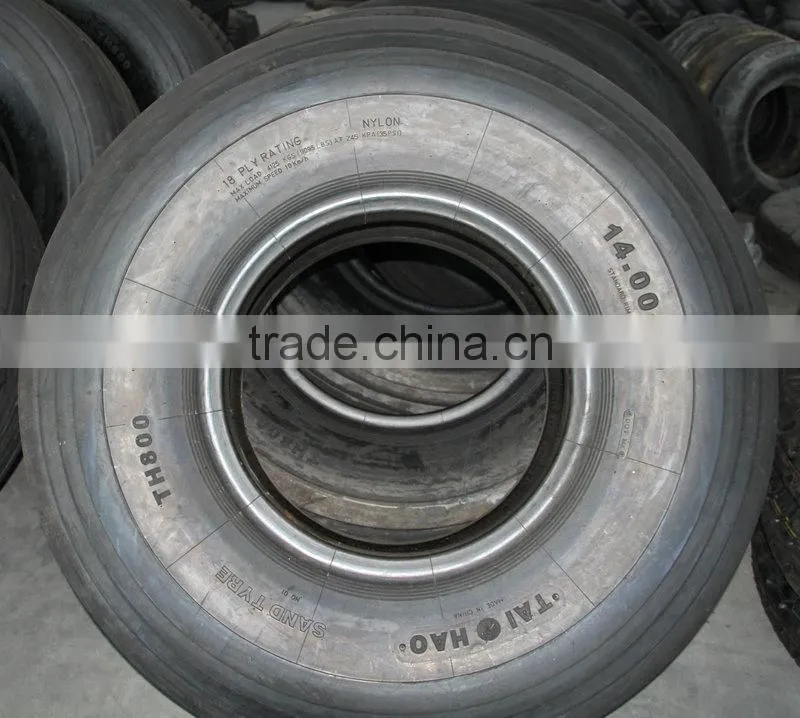 China tyre China Top Brand TAIHAO Hot Sale Sand tyre Desert tyre 14.00-20 16.00-20 desert tire sand tyres