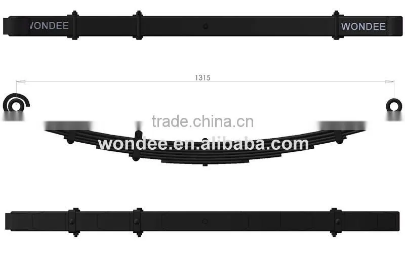 IPF5/IZ5F-FL Pick-up Russia Market Truck Leaf Spring