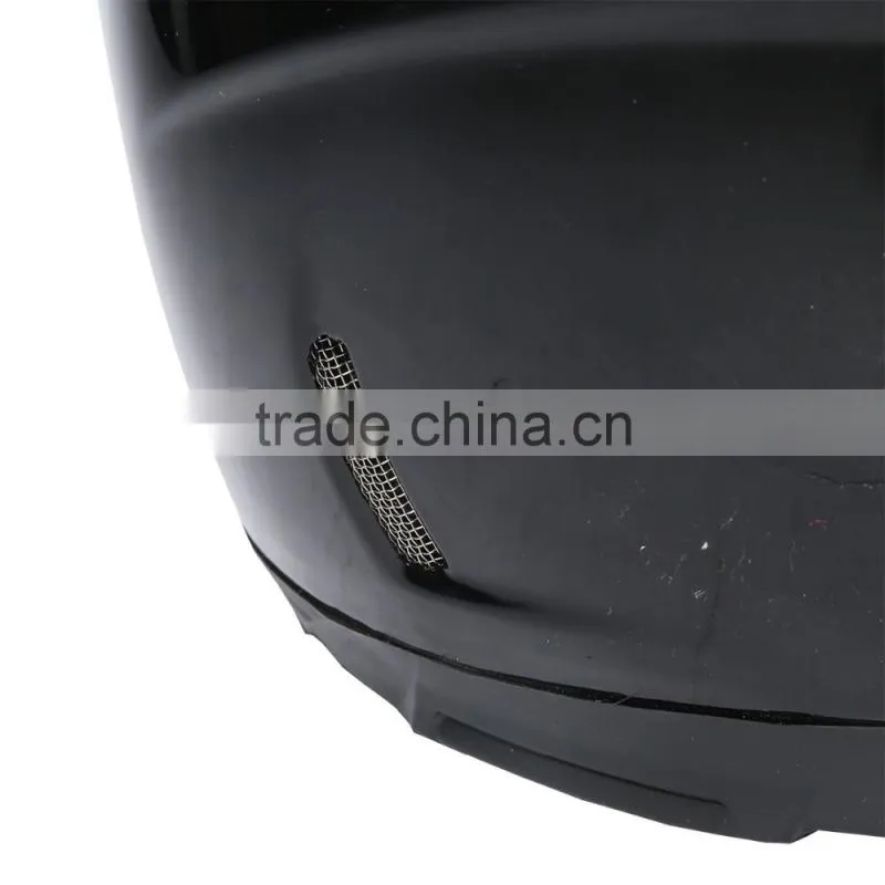 DOT Gloss Black Street Sport Bike Full Face VISOR Motorcycle Adult Helmet M L XL
