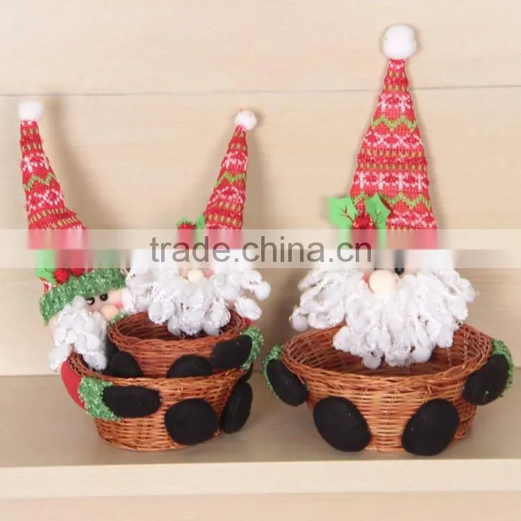 Door or wall decor hanging style wicker craft christmas wreath decorative