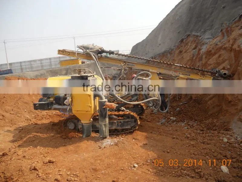 G140YF crawler blasting hole project DTH drilling rig