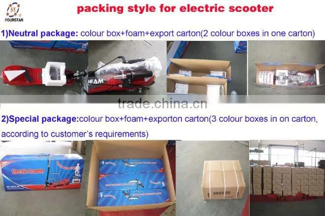 2015 Hot Sale fashionable 800w CE approved Electric Scooter from China