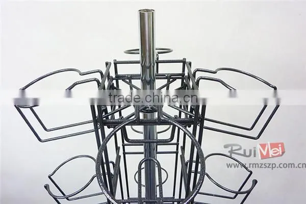 Multi-tier Detachable Floor Standing Display Rack for Jars