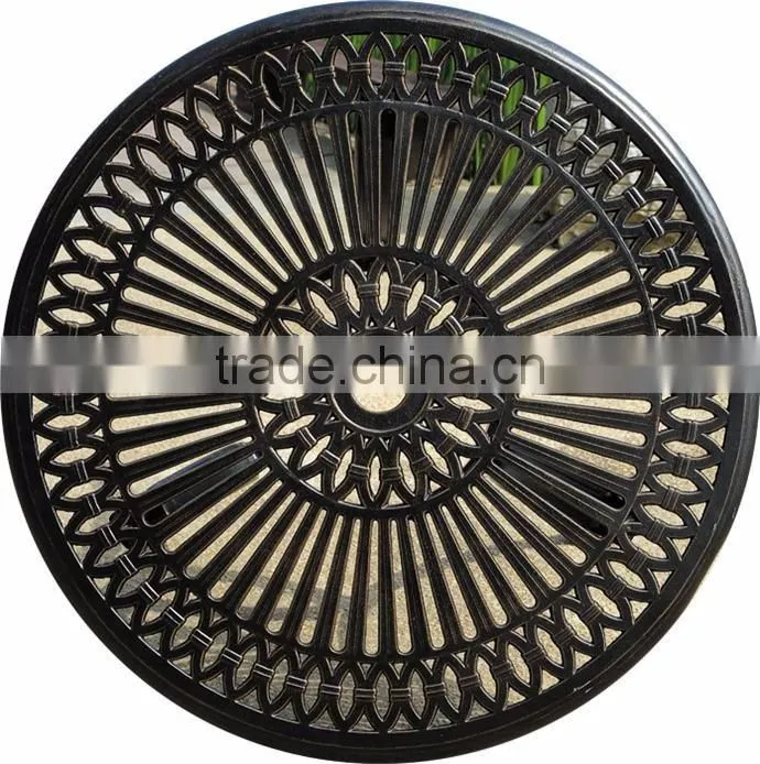 Bistro set aluminum coffee table set