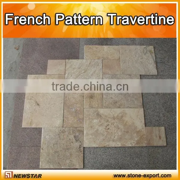 polished travertine bathroom