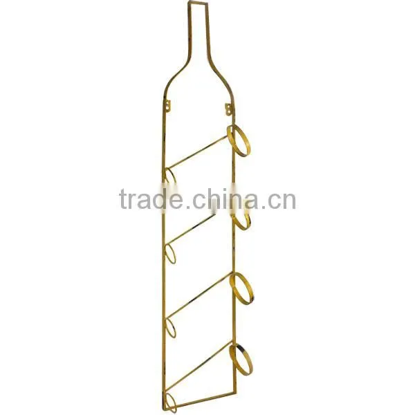 Metal Decorative Wine Rack Wine Bottle Holder Wholesale Table Wine Rack