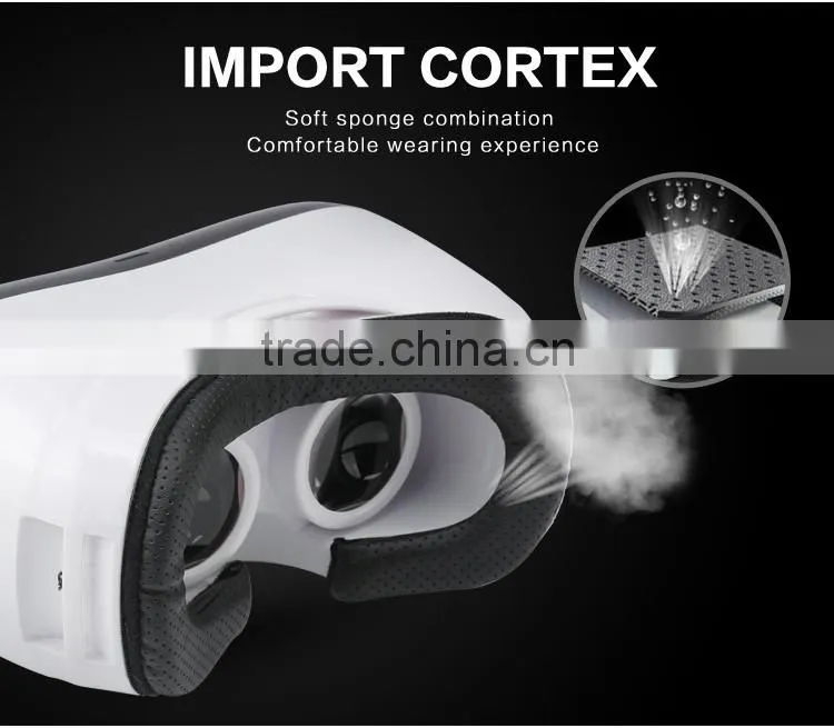 2016 New Arrival All In One Vr 3d ABS Plastic VR Glasses 3D glasses