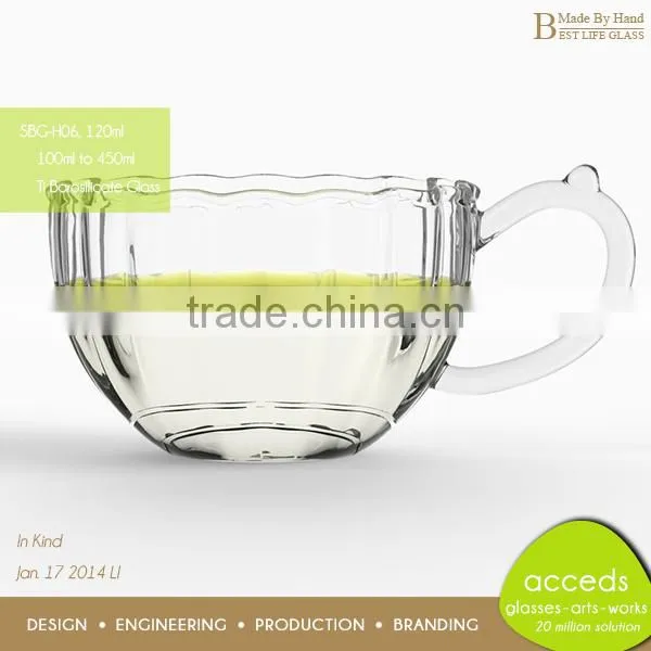 Cheap Personalised Hot Chocolate Fancy Clear Glass Mug