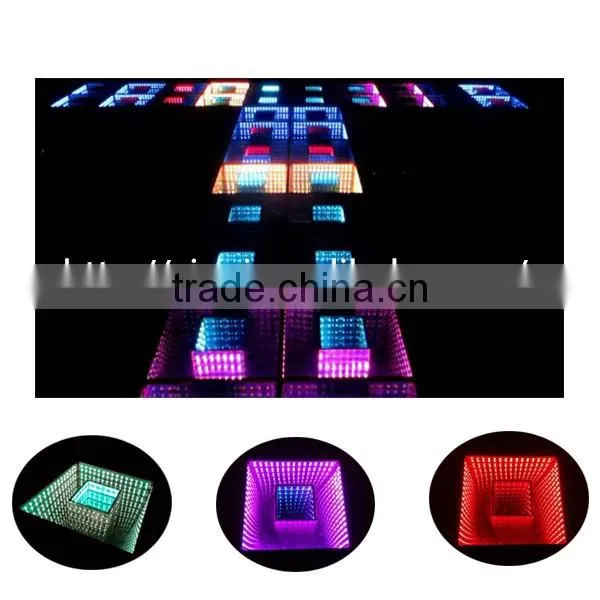 wedding club party RGB Emitting Certification 3D LED Dance Floor