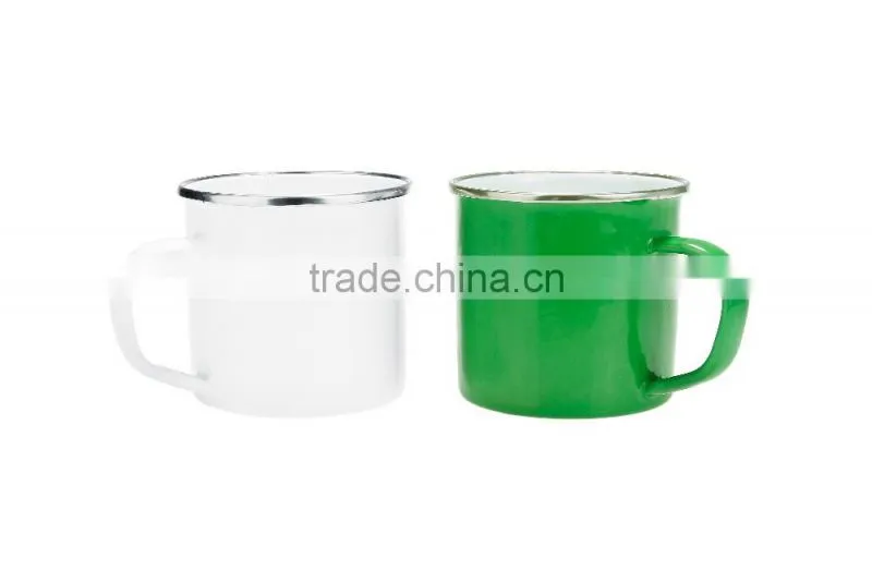 China factory wholesale customized traveling enamel mug